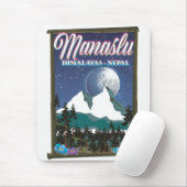 Reisposter Manaslu Himalayas Nepal Muismat (Met muis)