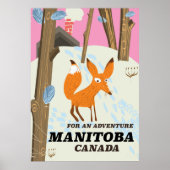 Reisposter Manitoba Canada  stijl Poster (Voorkant)