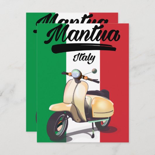 Reisposter Mantua Italië (Voorkant / Achterkant)