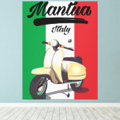 Reisposter Mantua Italië Canvas Afdruk (Insitu (Houten vloer))