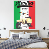 Reisposter Mantua Italië Canvas Afdruk (Insitu (Slaapkamer))