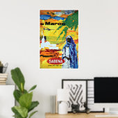 Reisposter Marokko Afrikaanse Kunst Noord-Afrika Poster (Thuiskantoor)