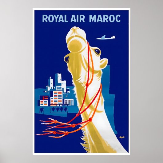 Reisposter Marokko Marokkaanse KunstprintA Poster (Voorkant)