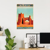 Reisposter Marokko, Marrakesh Poster (Thuiskantoor)