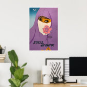 Reisposter Marokko Vintage Print Marokkaanse Kunst (Thuiskantoor)
