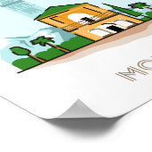 Reisposter Marrakech - marokko Poster (Hoek)