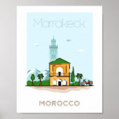 Reisposter Marrakech - marokko Poster (Voorkant)