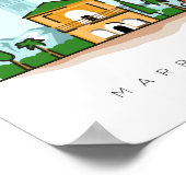 Reisposter Marrakech Marokko Poster (Hoek)