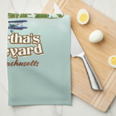Reisposter Martha's vineyard Massachusetts Theedoek (Quarter Fold)