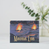 Reisposter Mauna Loa vulcano Briefkaart (Staand voorkant)