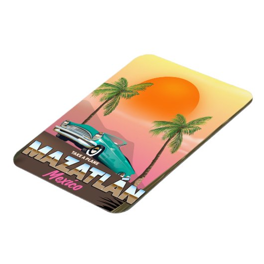 Reisposter Mazatlán Mexico Magneet (Linkerzijde)