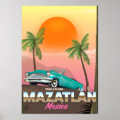 Reisposter Mazatlán Mexico Poster (Voorkant)