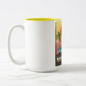 Reisposter Mazatlán Mexico Tweekleurige Koffiemok (Links)