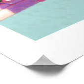 Reisposter Mediterrane Vakantie Oude Stijl Poster (Hoek)