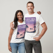 Reisposter meer van Erie T-shirt (Unisex)