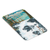 Reisposter Merced River California Magneet (Rechterzijde)