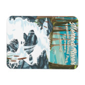 Reisposter Merced River California Magneet (Horizontaal)