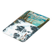 Reisposter Merced River California Magneet (Linkerzijde)