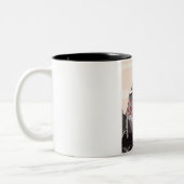 Reisposter Mérida Mexico Tweekleurige Koffiemok (Links)