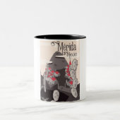 Reisposter Mérida Mexico Tweekleurige Koffiemok (Center)