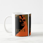 Reisposter met Sfinx, Egypte, Afrika Koffiemok (Links)