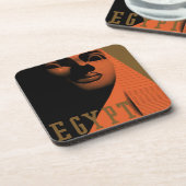 Reisposter met Sfinx, Egypte, Afrika Onderzetter (Linkerzijde)