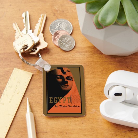 Reisposter met Sfinx, Egypte, Afrika Sleutelhanger (Bureau)