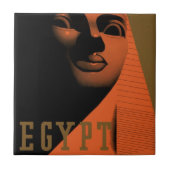 Reisposter met Sfinx, Egypte, Afrika Tegeltje (Voorkant)
