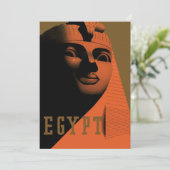 Reisposter met Sfinx, Egypte, Afrika uit vroeger t (Staand voorkant)