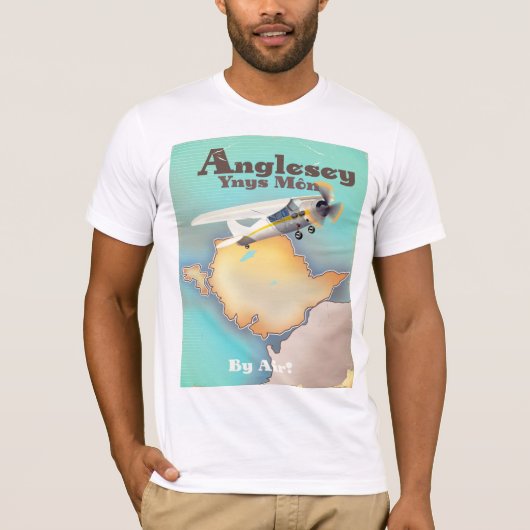 Reisposter met  stijl Anglesea T-shirt (Voorkant)