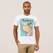 Reisposter met  stijl Anglesea T-shirt (Voorkant volledig)