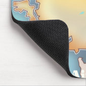 Reisposter met  stijl muismat (Hoek)