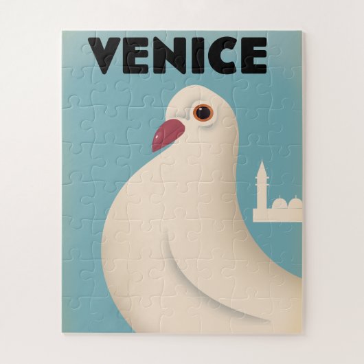 Reisposter met Venetië stijl Legpuzzel (Verticaal)