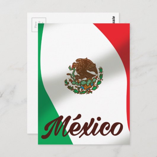 Reisposter México  stijl Briefkaart (Voorkant / Achterkant)