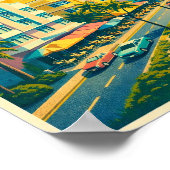 Reisposter Miami Vintage Poster (Hoek)