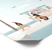 Reisposter Miamia strand florida Poster (Hoek)