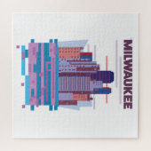 Reisposter Milwaukee Legpuzzel (Horizontaal)
