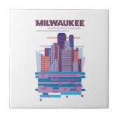 Reisposter Milwaukee Tegeltje (Voorkant)
