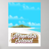 Reisposter Mnemba-eiland Poster (Voorkant)