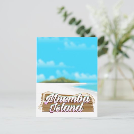 Reisposter Mnemba Island Briefkaart (Staand voorkant)