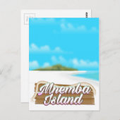 Reisposter Mnemba Island Briefkaart (Voorkant / Achterkant)