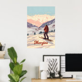 Reisposter Morgins Ski Resort Poster (Thuiskantoor)
