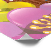 Reisposter Mount Everest Cartoon Poster (Hoek)