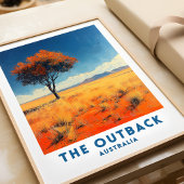 Reisposter Muur Kunst Australische Outback Poster