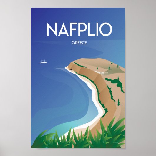Reisposter Nafplio Griekenland Poster (Voorkant)
