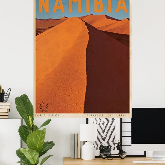 reisposter Namibië Poster (Thuiskantoor)