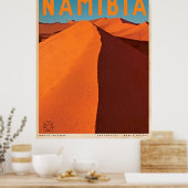  reisposter Namibië Poster (Keuken)