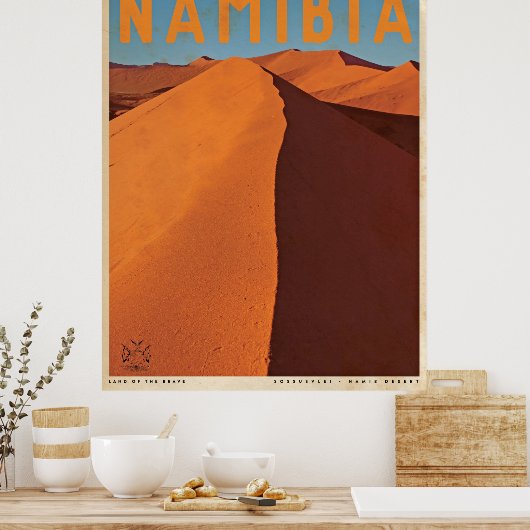  reisposter Namibië Poster (Keuken)