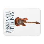 Reisposter Nashville Tennessee Guitar Magneet (Horizontaal)