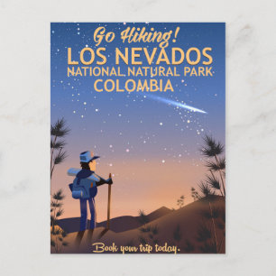 Reisposter Nationaal Natuurpark Los Nevados Briefkaart